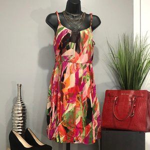 SUNDRESS - MULTI COLOR DRESS SIZE 8